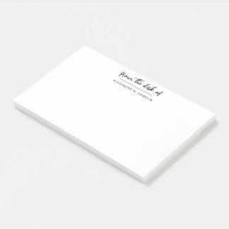 Vom Schreibtisch mit einfachem Personalisierten Sk Post-it Klebezettel