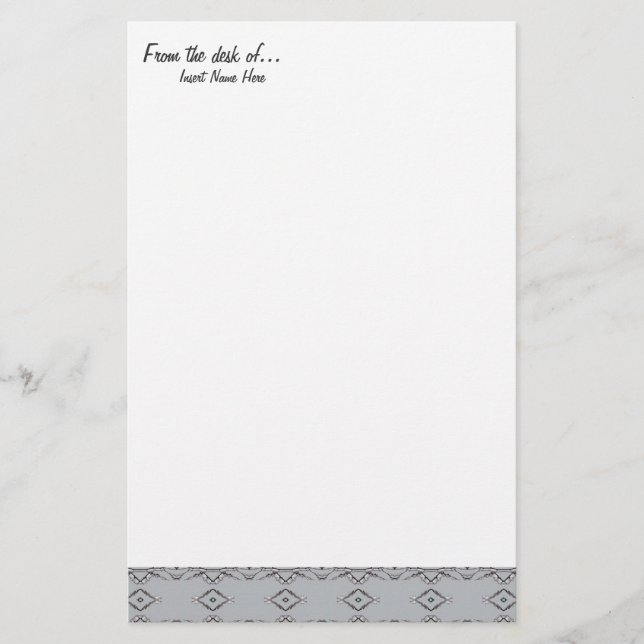Vom Schreibtisch von… Briefpapier (Vorderseite)