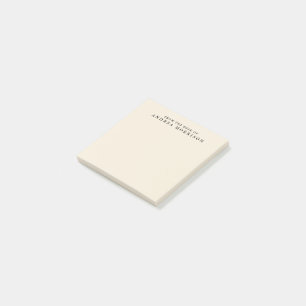 Vom Schreibtisch von Monogram Eggshell einfach & m Post-it Klebezettel