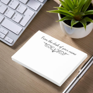 Vom Schreibtisch von Post-it Klebezettel