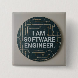 Vom Software Engineer entworfener Platz Button