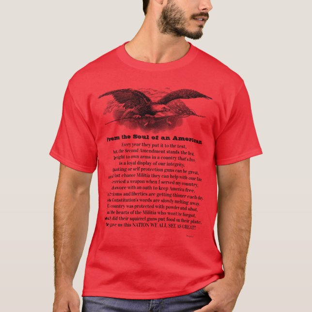 Vom Soul eines amerikanischen Roten T-Shirt (Vorderseite)