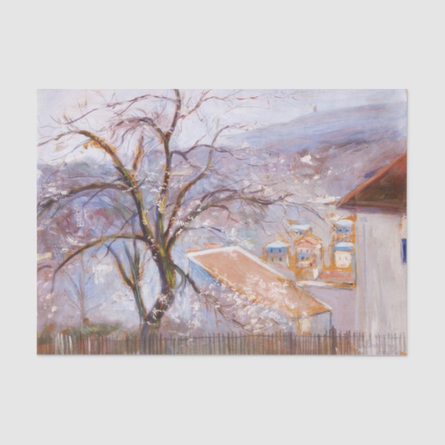 Vom Stadtrand von Paris, Hugo Simberg Seidenpapier (Vorderseite)