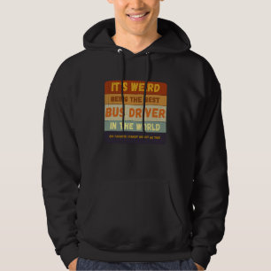 Vom Student zum besten Busfahrer der Welt Vintag Hoodie