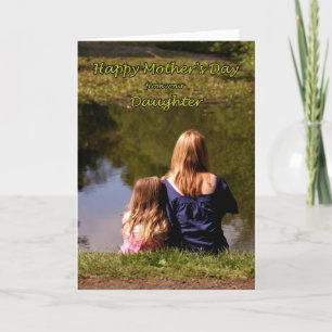 Vom Tag der Mutter an der Lake Card Karte