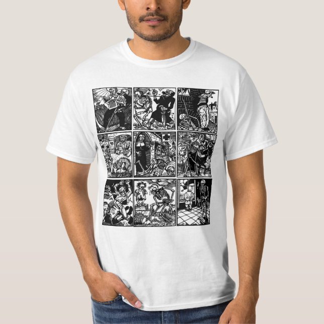 Vom Totentanz Anno der Tanz des TodesT - Shirt (Vorderseite)
