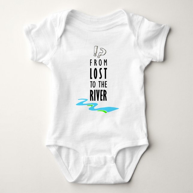 Vom Verlust an den Fluss Baby Strampler (Vorderseite)