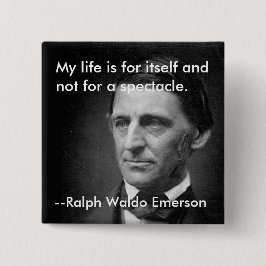 Vom Versuch Selbstvertrauen Ralph Waldo Emerson Button