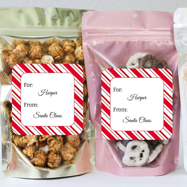 Vom Weihnachtsgeschenk Personalisierter Weihnachts Quadratischer Aufkleber (Von Creator hochgeladen)