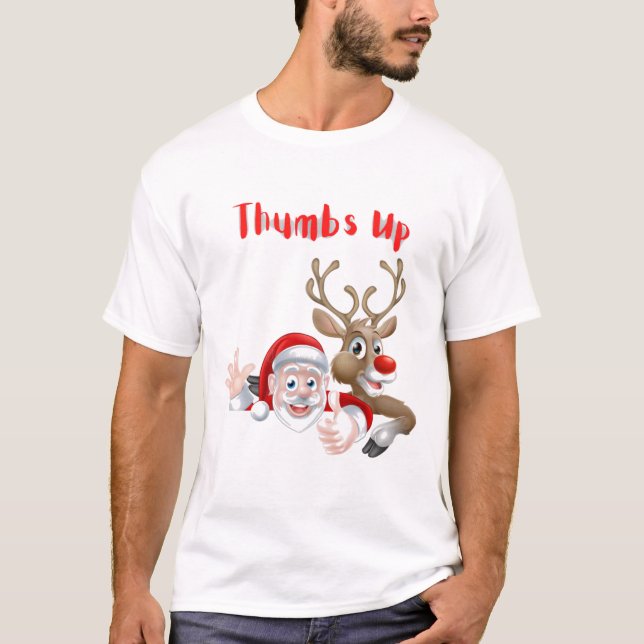 Vom Weihnachtsmann aus T-Shirt (Vorderseite)