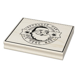 Vom Weihnachtsmann genehmigte Stempelkissen Gummistempel