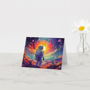 Vom Weltraum und über die Illustration hinaus Gebu Karte