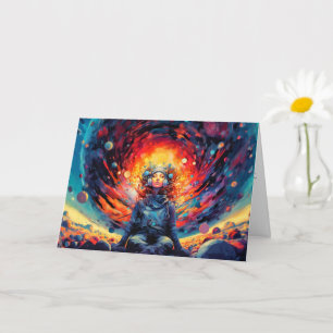 Vom Weltraum und über die Illustration hinaus Karte