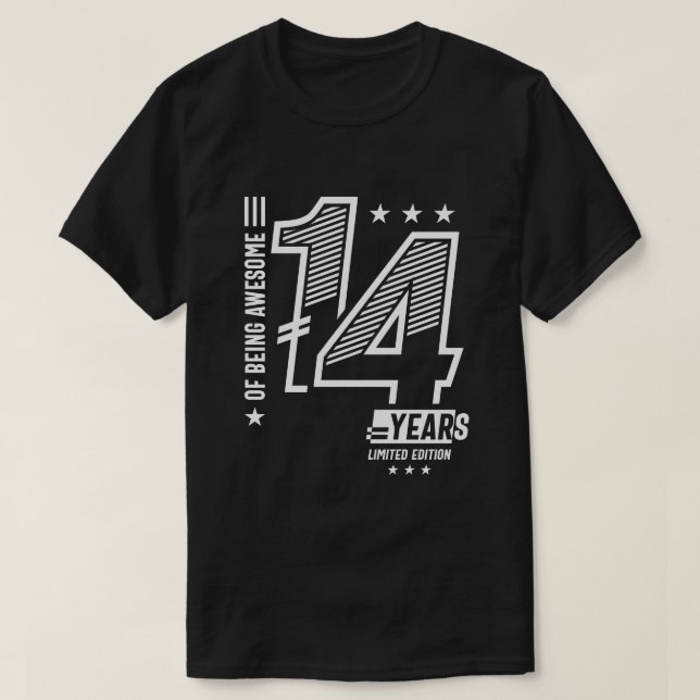 von 14 Jahren Phantastisch - 14. Geburtstag T-Shirt (Design vorne)