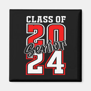 von 2024 Abschluss Par. 24 Shirt Magnet