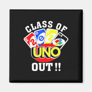 von 2024 Uno Out Senior 2024 Abschluss Lehrer Stu Magnet