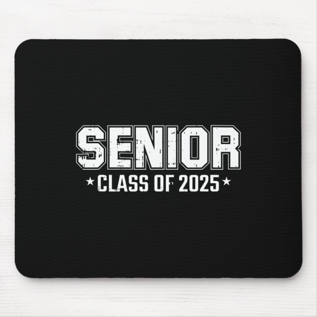 Von 2025 Senior Abschluss High School Uni Grad Mousepad (Vorne)