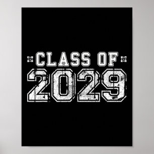 von 2029 - Abschluss Jahr Hochrangiges Geschenk Poster