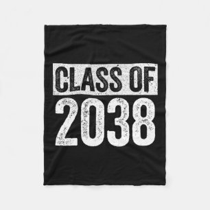 von 2038 Senior 2038 Abschluss Shirt Fleecedecke