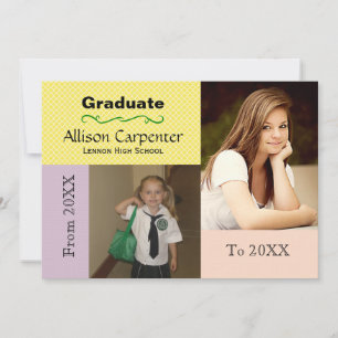 Von 20XX bis 20XX 2 Foto - Großanzeige Einladung