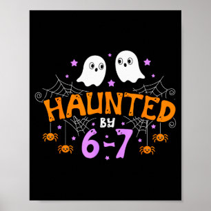 Von 67 Funny Six Seven Meme Halloween Kostüm heimg Poster