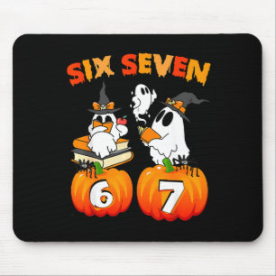 Von 67 heimgesucht - Lustiger Boo-Geist-Kürbis-Hal Mousepad