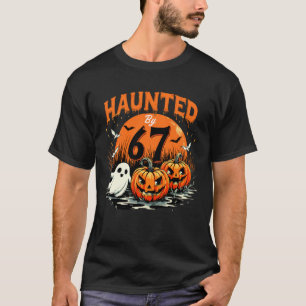 Von 67 lustigen Geistern und Kürbis-Halloween-Kost T-Shirt