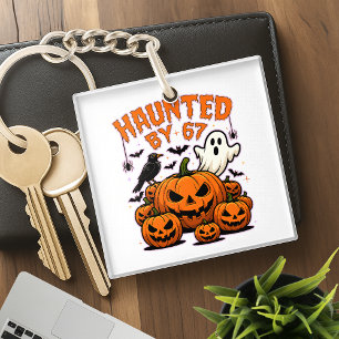 Von 67 lustigen Geistern und Kürbissen Halloween h Schlüsselanhänger