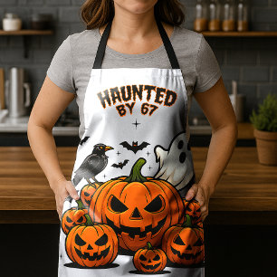 Von 67 lustigen Geistern und Kürbissen Halloween h Schürze