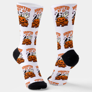 Von 67 lustigen Geistern und Kürbissen Halloween h Socken