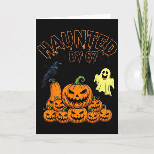Von 67 lustigen Halloween-Soky-Saison-Kürbissen he Karte