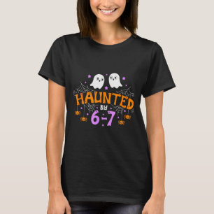 Von 67 lustigen Six Seven Meme Halloween-Kostümen T-Shirt