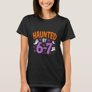 Von 67 Six Seven Meme heimgesucht T-Shirt