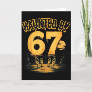 Von 6 7 Halloween Grusel-Saison Geist Sechs S heim Karte