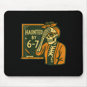 Von 6-7 lustigem Lehrer 67 Halloween-Skelett heimg Mousepad