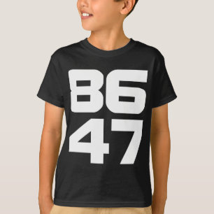 von 86 47 Anti-Trump-Resist-Projekt 2025 T-Shirt