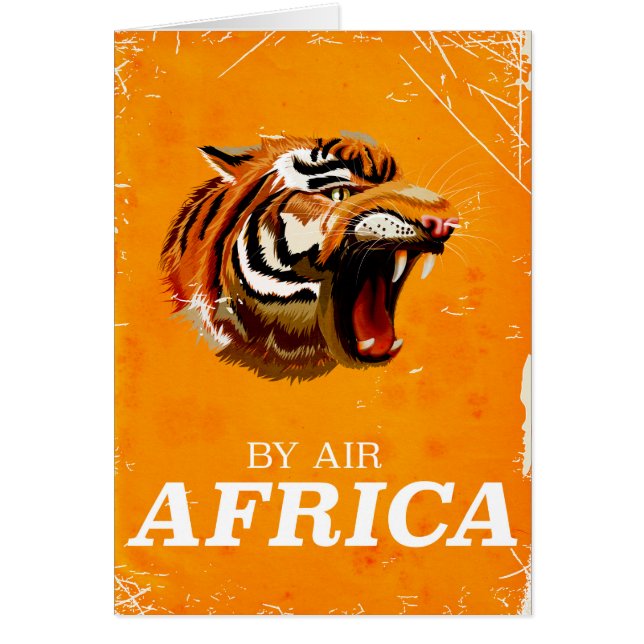Von Air Africa Reiseplakat (Vorne)