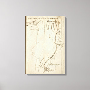 Von Albany nach Newborough 26 Leinwanddruck