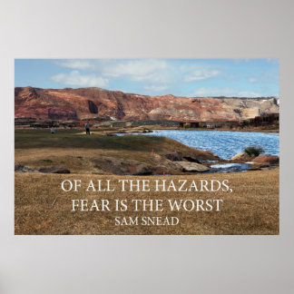 Von allen Gefahren ist Angst das Schlimmste Poster