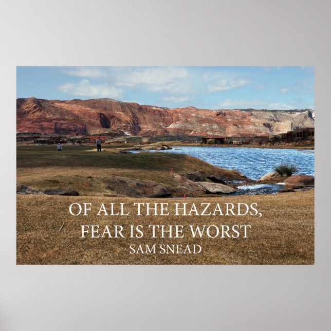 Von allen Gefahren ist Angst das Schlimmste Poster (Vorne)