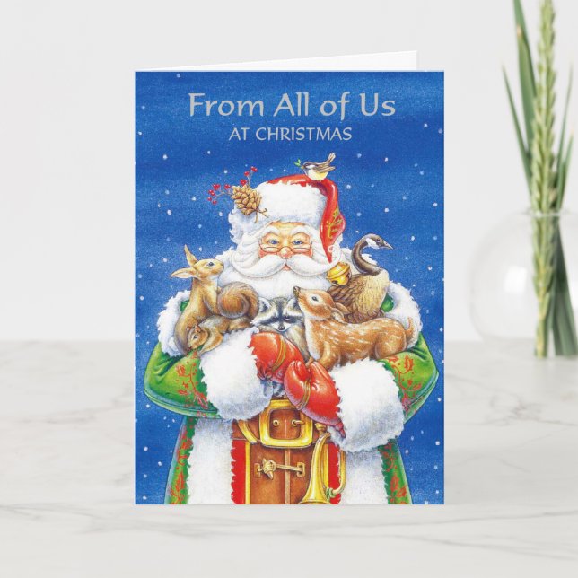 Von allen uns am Weihnachten (Vorderseite)