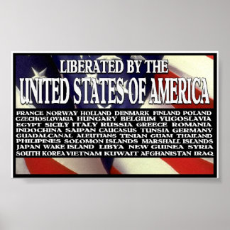"Von Amerika befreit" Poster