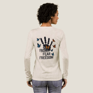 Von Angst zur Freiheit – T-Shirt gegen häusliche G Tri-Blend Shirt