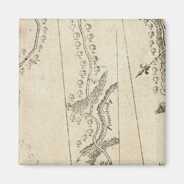 Von Annapolis nach Hannover und Newcastle 73 Magnet (Vorne)