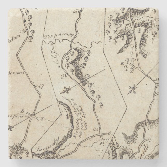Von Annapolis zu neuem Kent-Gericht 74 Steinuntersetzer (Vorderseite)