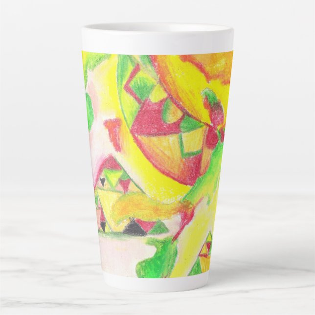 Von AnyaC 2 Abstrakt Milchtasse (Vorderseite)