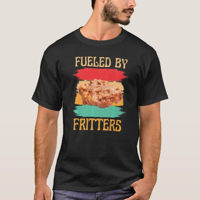 Von Apple Fritters gespeist Retro Apple Fritter T-Shirt (Vorderseite)
