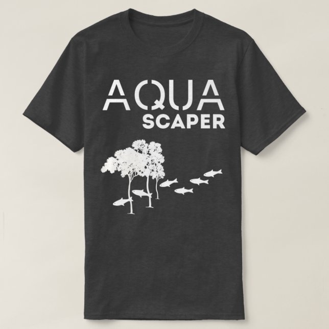 von Aquascaperblau T-Shirt (Design vorne)