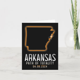 von Arkansas Totality 4.8.24 Gesamtsolarsolare EC Karte