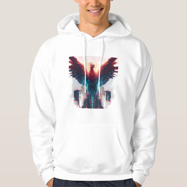 🖤 🔥 | Von Ashes zu Algorithmen 💻 🦅 Hoodie (Vorderseite)